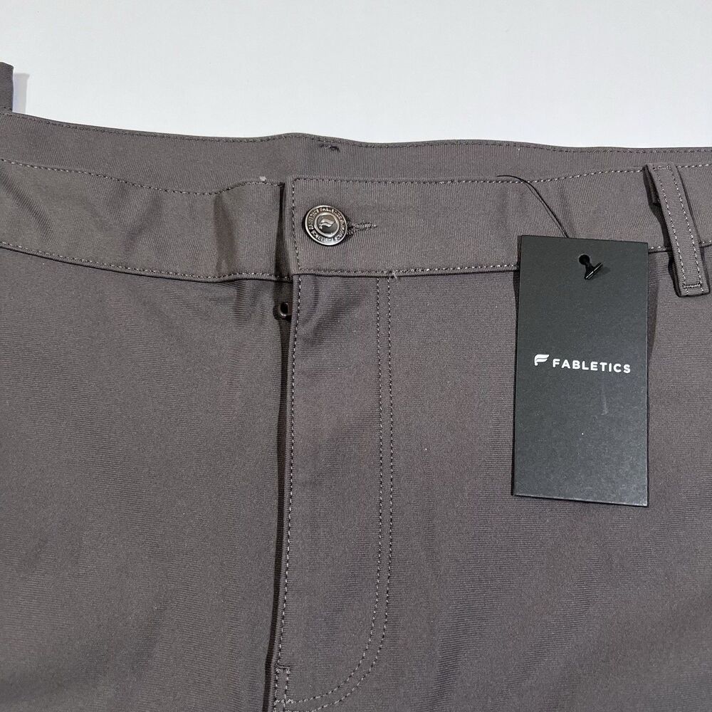 Fabletics Gray 5 Pocket Stretch Performance Golf … - image 5